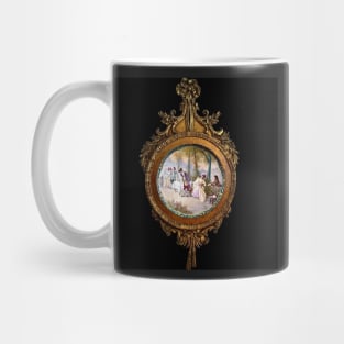 BLACK GOLD CLOCK FRAME PLATE Mug